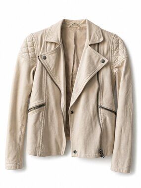 Marc by Marc Jacobs Ivory Moto Jacket XS
